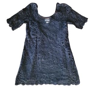 Soft Surroundings Black Lace Top